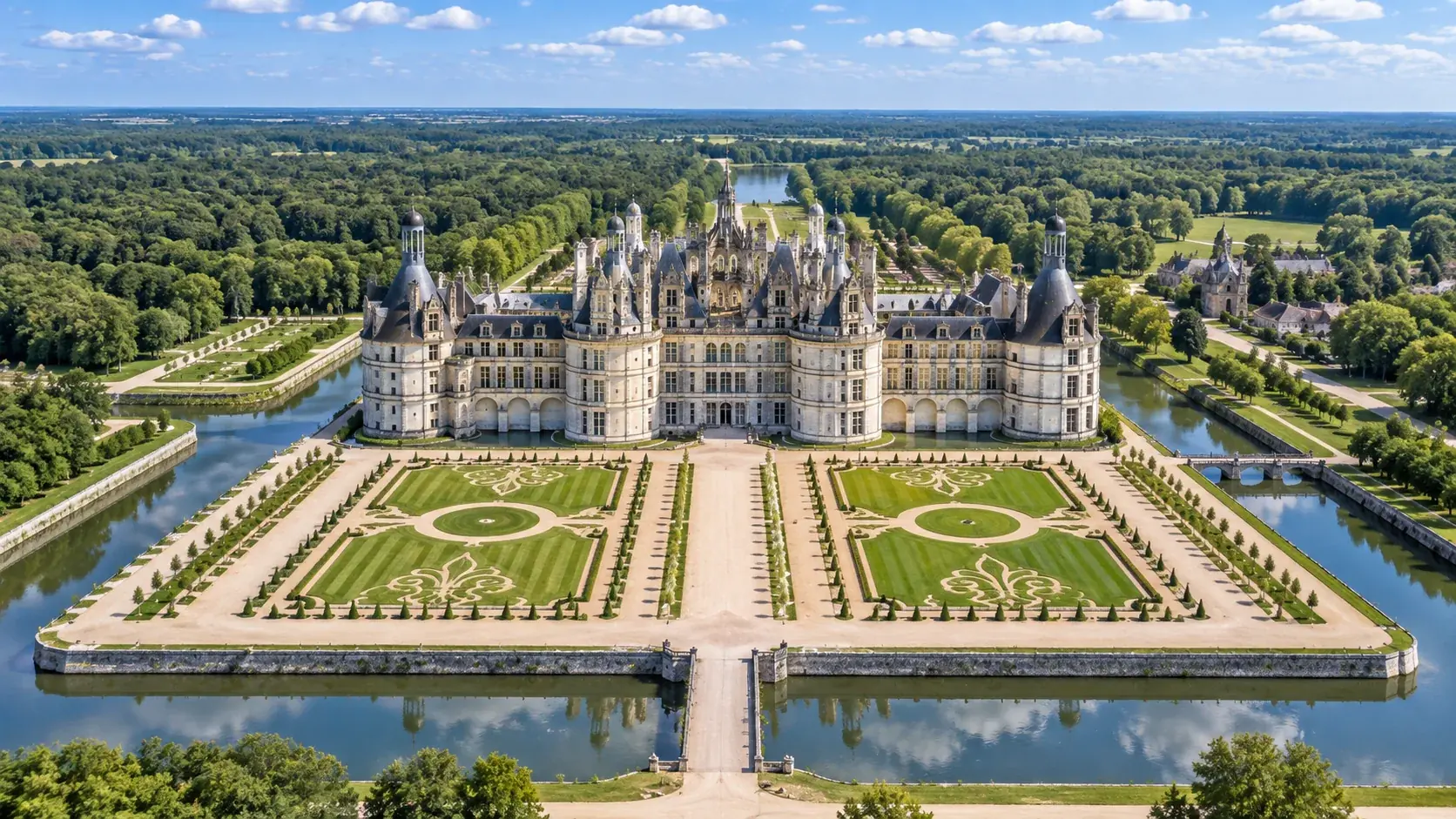 Ch&acirc;teau de Chambord in the Loire Valley