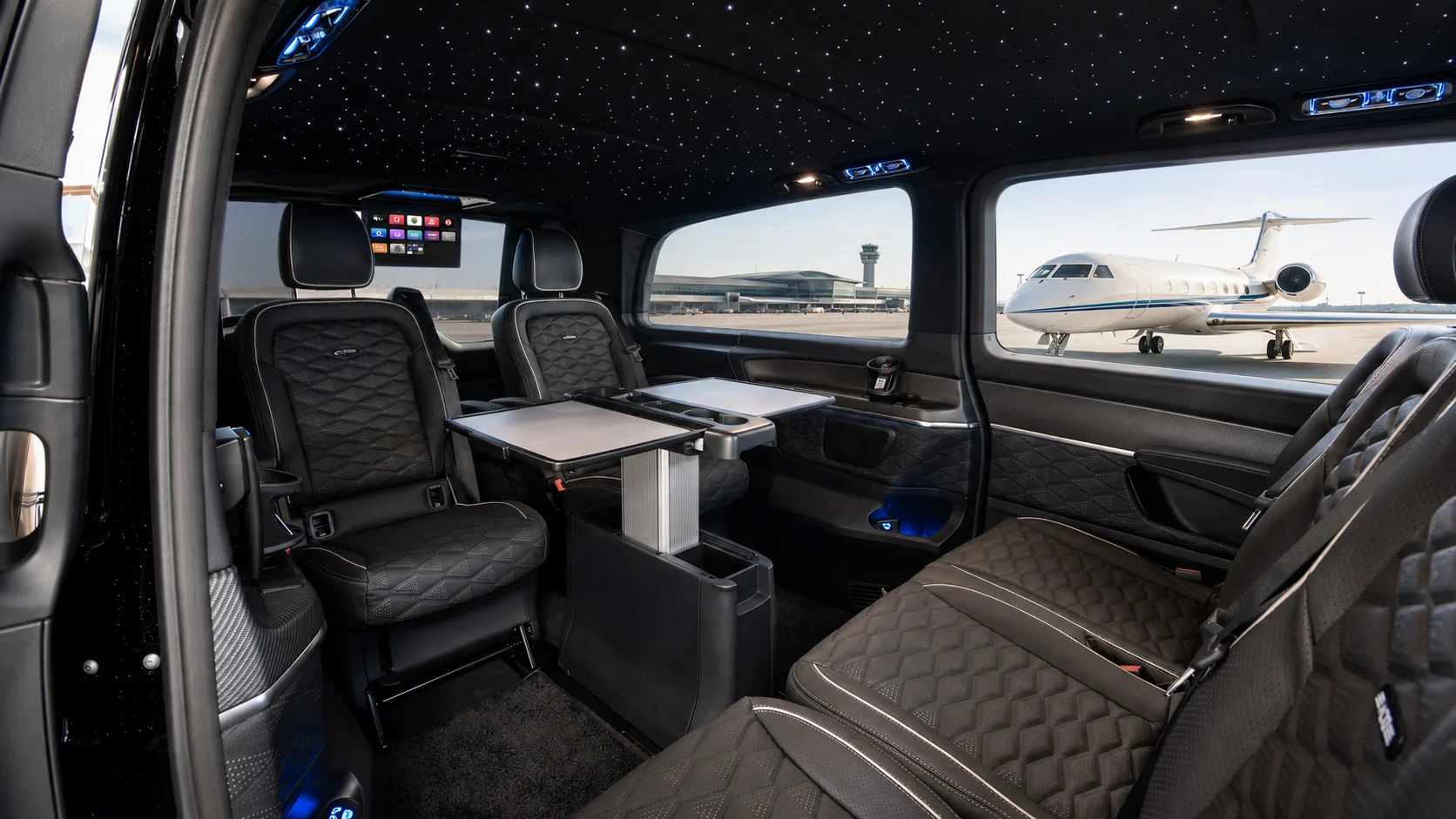 Mercedes V-Class Executive Interior Boardroom